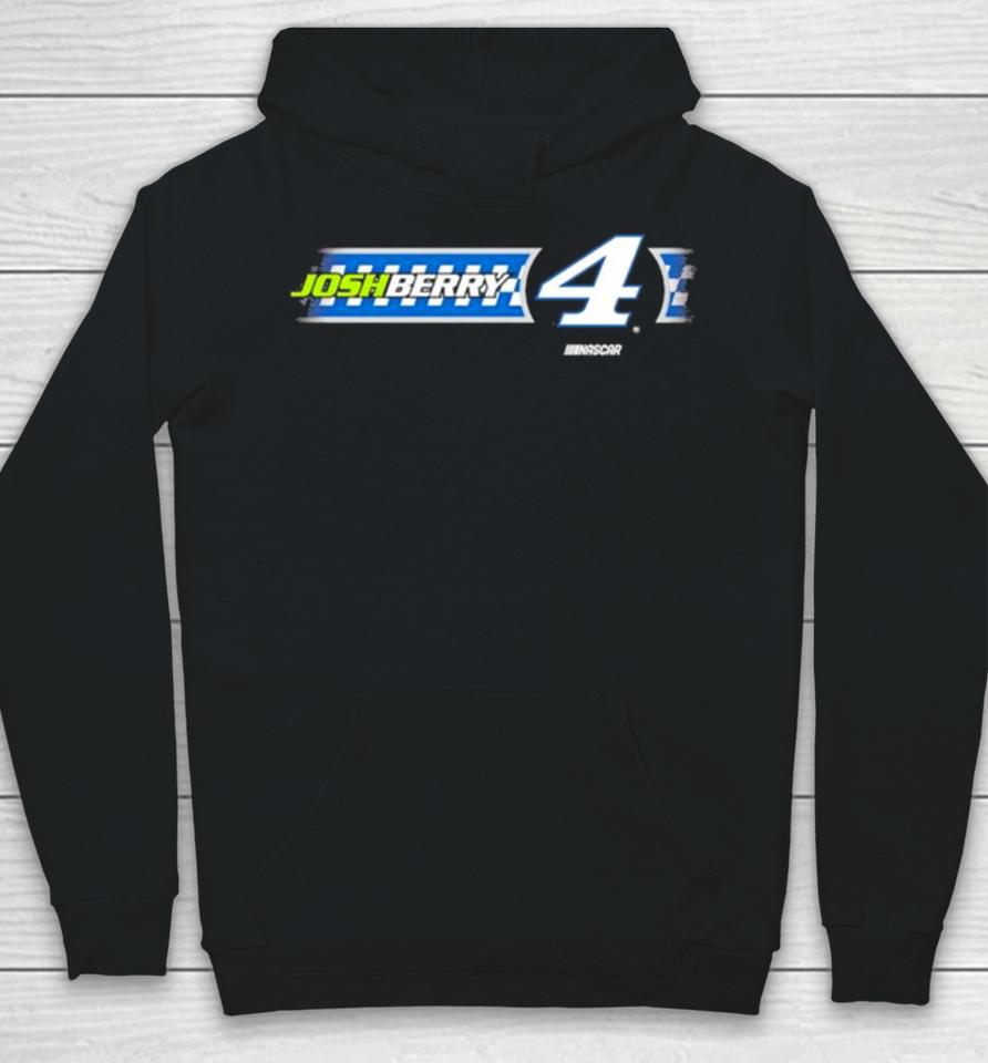 Josh Berry Nascar Stewart Haas Racing Team Collection Heather Charcoal Lifestyle Hoodie