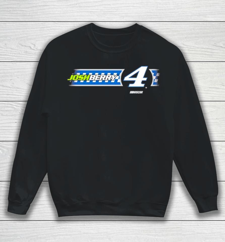 Josh Berry Nascar Stewart Haas Racing Team Collection Heather Charcoal Lifestyle Sweatshirt