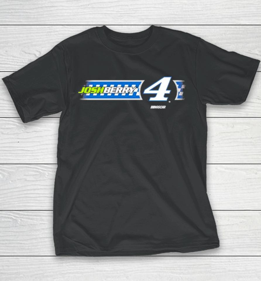 Josh Berry Nascar Stewart Haas Racing Team Collection Heather Charcoal Lifestyle Youth T-Shirt