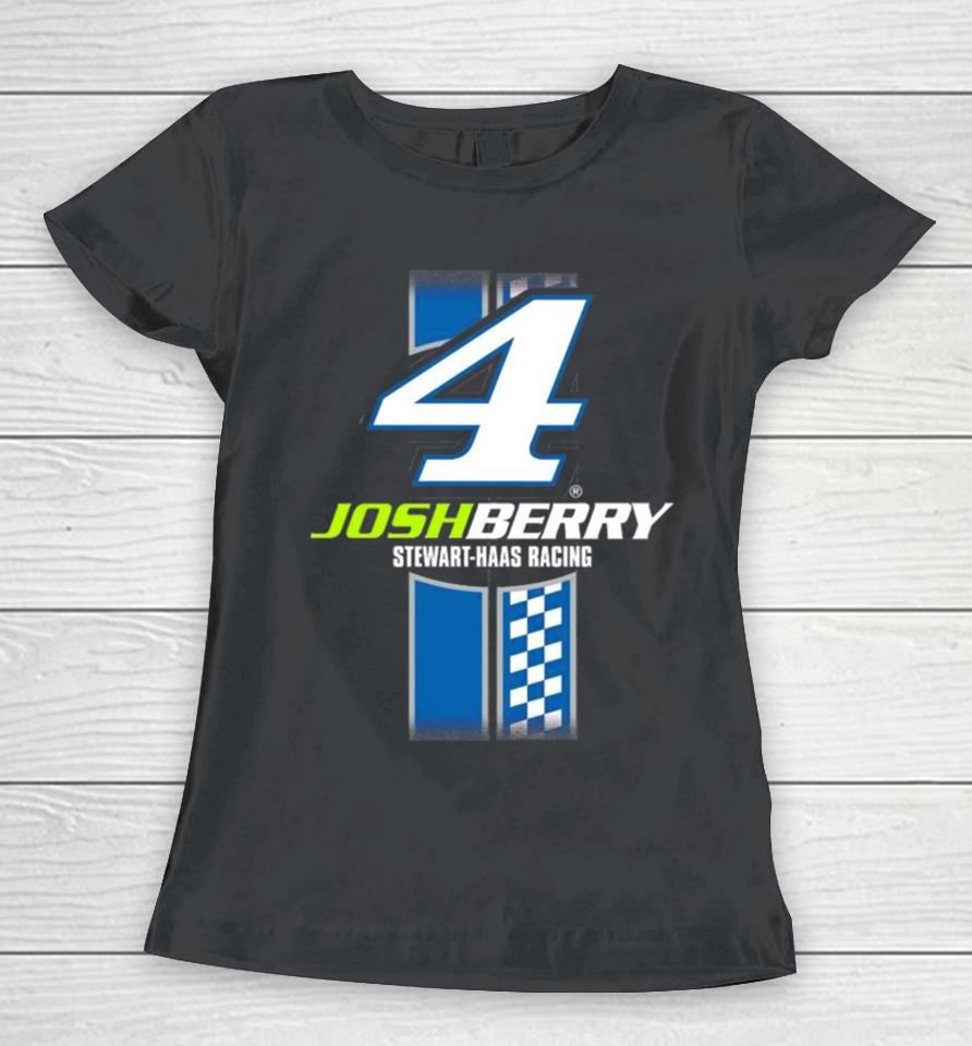 Josh Berry Stewart Haas Racing Team Collection Lifestyle Women T-Shirt