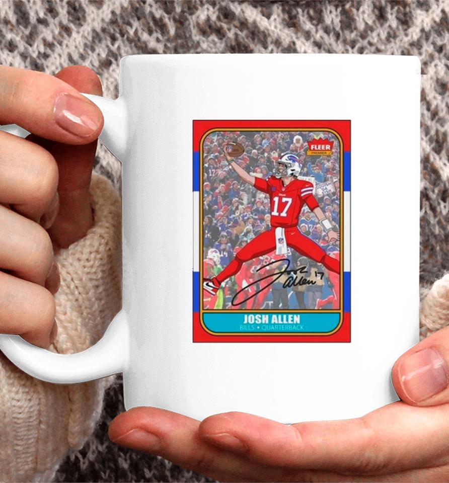 Josh Rookie Buffalo Bills Quarterback Card Coffee Mug