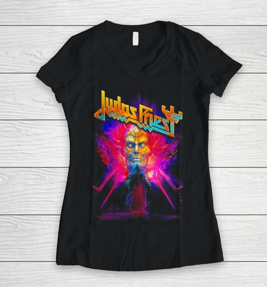 Judas Priest Escape From Reality Women V-Neck T-Shirt