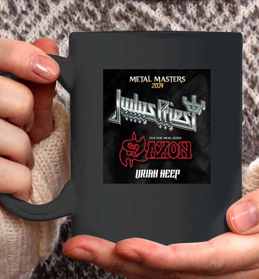 Judas Priest Uk Tour 2024 With Saxon And Uriah Heep Coffee Mug