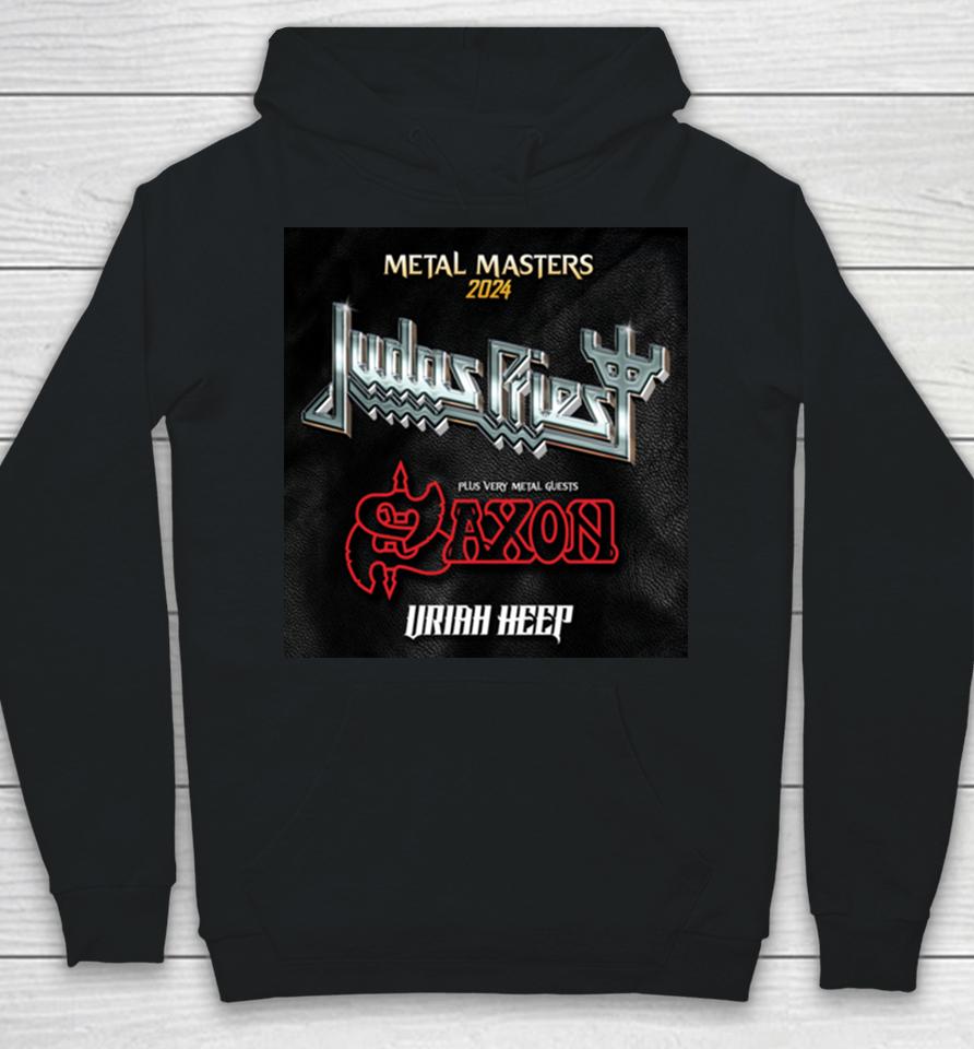 Judas Priest Uk Tour 2024 With Saxon And Uriah Heep Hoodie