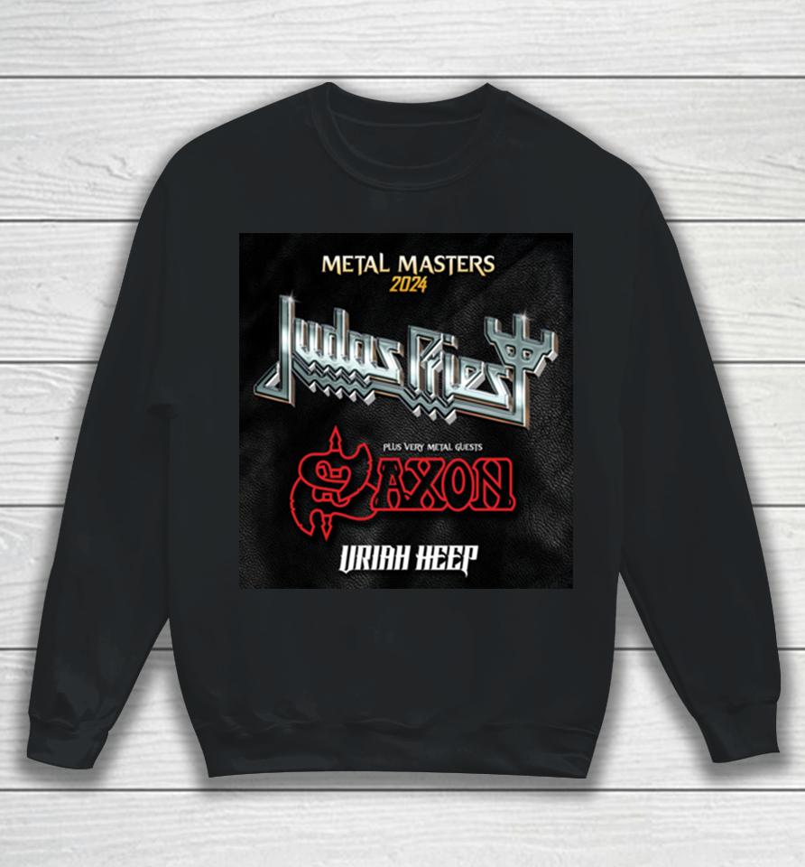Judas Priest Uk Tour 2024 With Saxon And Uriah Heep Sweatshirt
