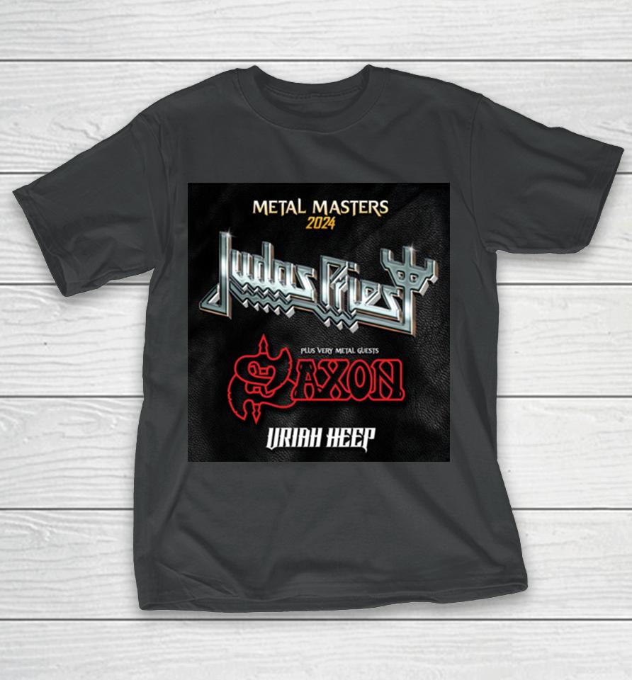 Judas Priest Uk Tour 2024 With Saxon And Uriah Heep T-Shirt