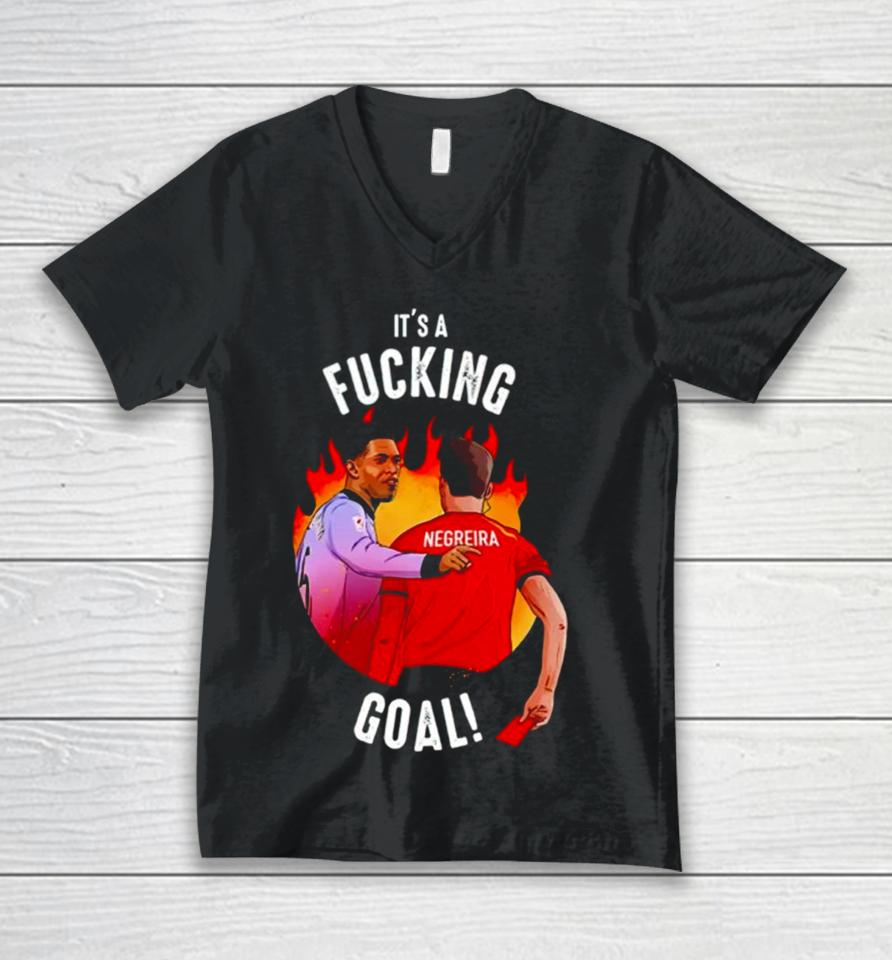 Jude Bellingham It’s A Fucking Goal Unisex V-Neck T-Shirt