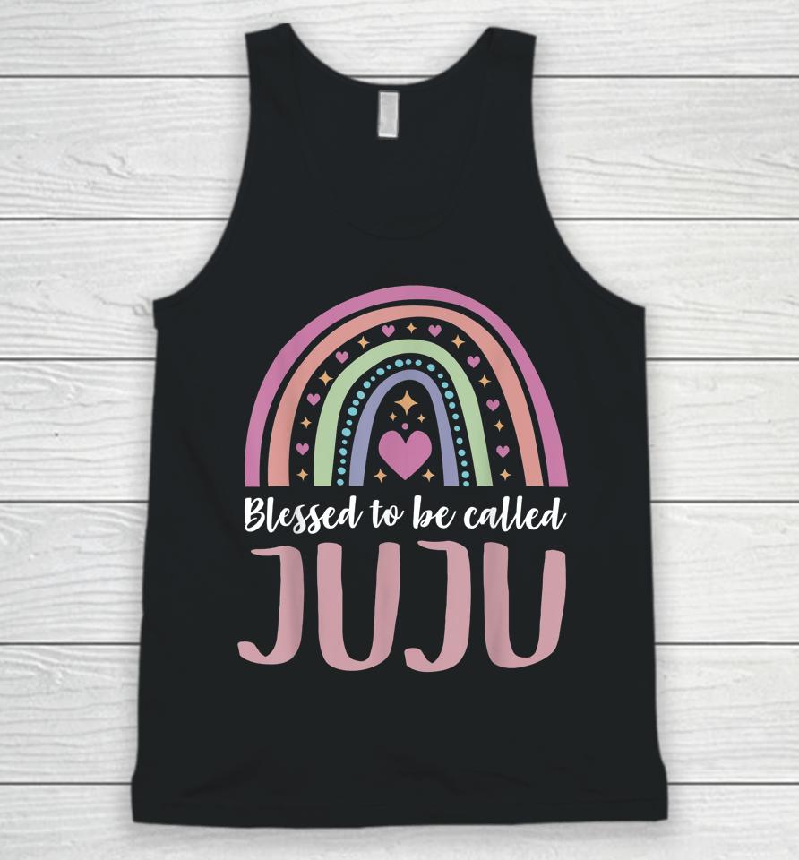 Juju Tee Shirt For Grandma Women Mothers Day Blessed Juju Unisex Tank Top