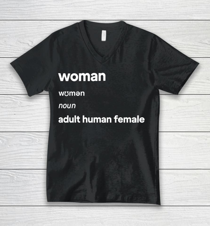 Julia Hartley-Brewer Wearing Woman Definition Adult Human Female Unisex V-Neck T-Shirt