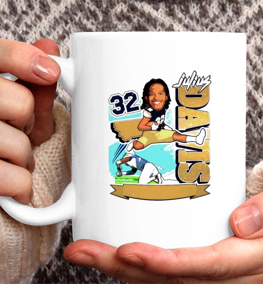 Julius Davis 32 Montana State Bobcats Running Back Coffee Mug