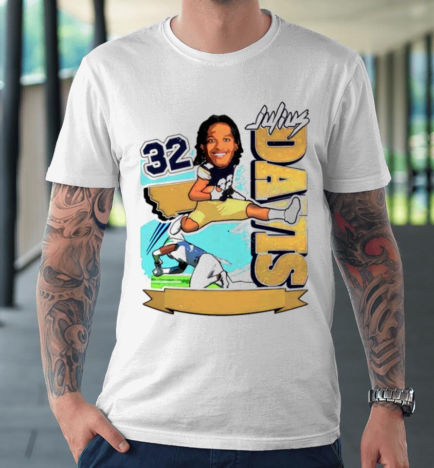 Julius Davis 32 Montana State Bobcats Running Back Premium T-Shirt