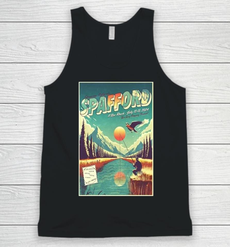 July 12 13 2024 Spafford Event Two Day Camping Festival I Bar Ranch Gunnison Unisex Tank Top