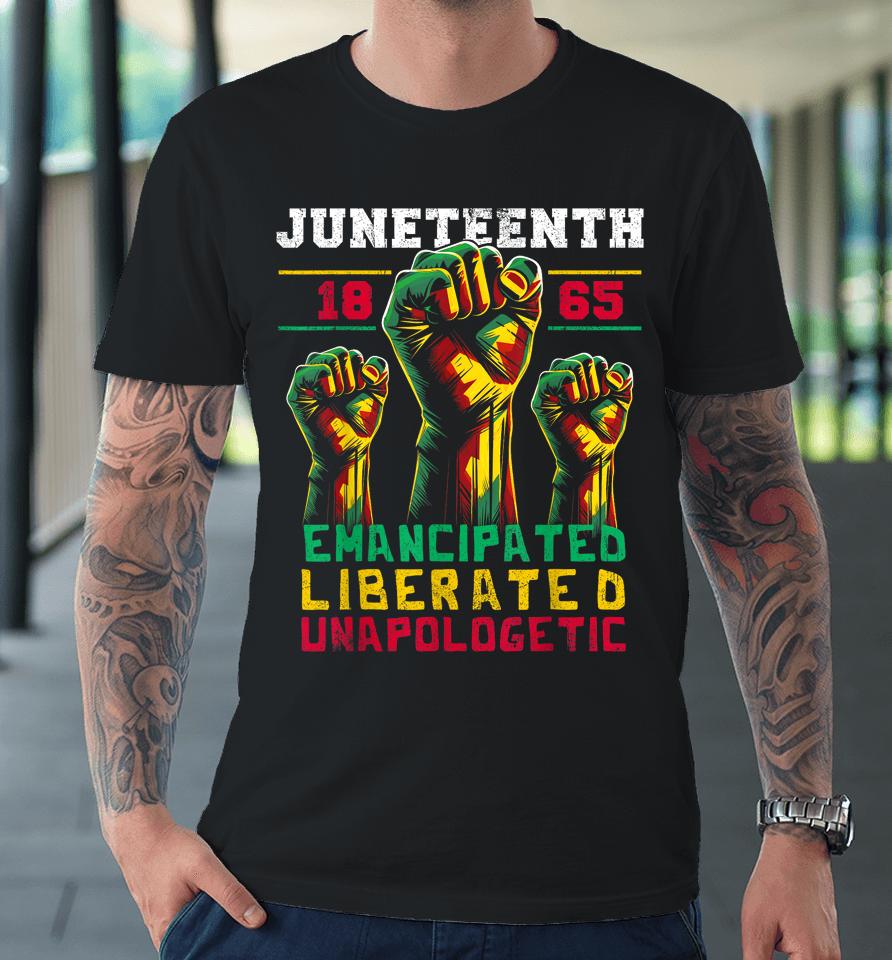 Juneteenth 1865 Black History African American Freedom Premium T-Shirt