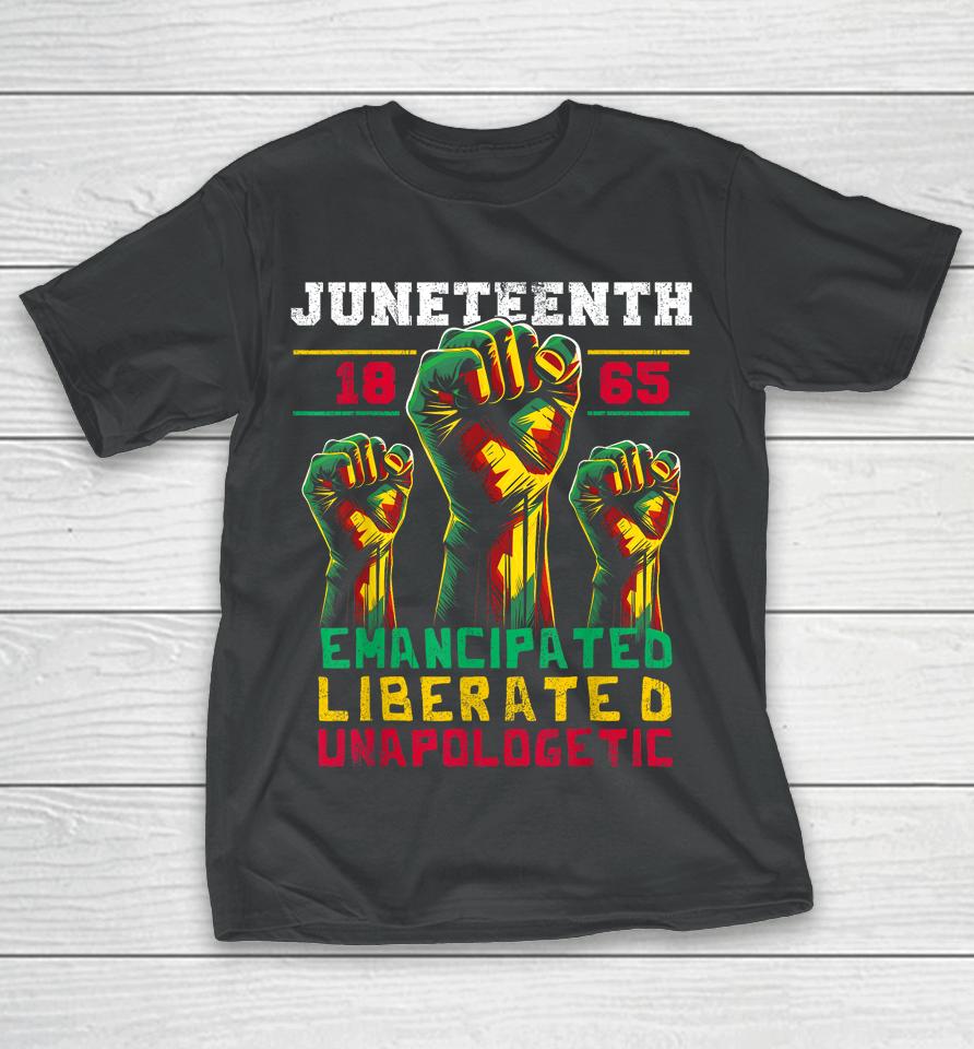 Juneteenth 1865 Black History African American Freedom T-Shirt