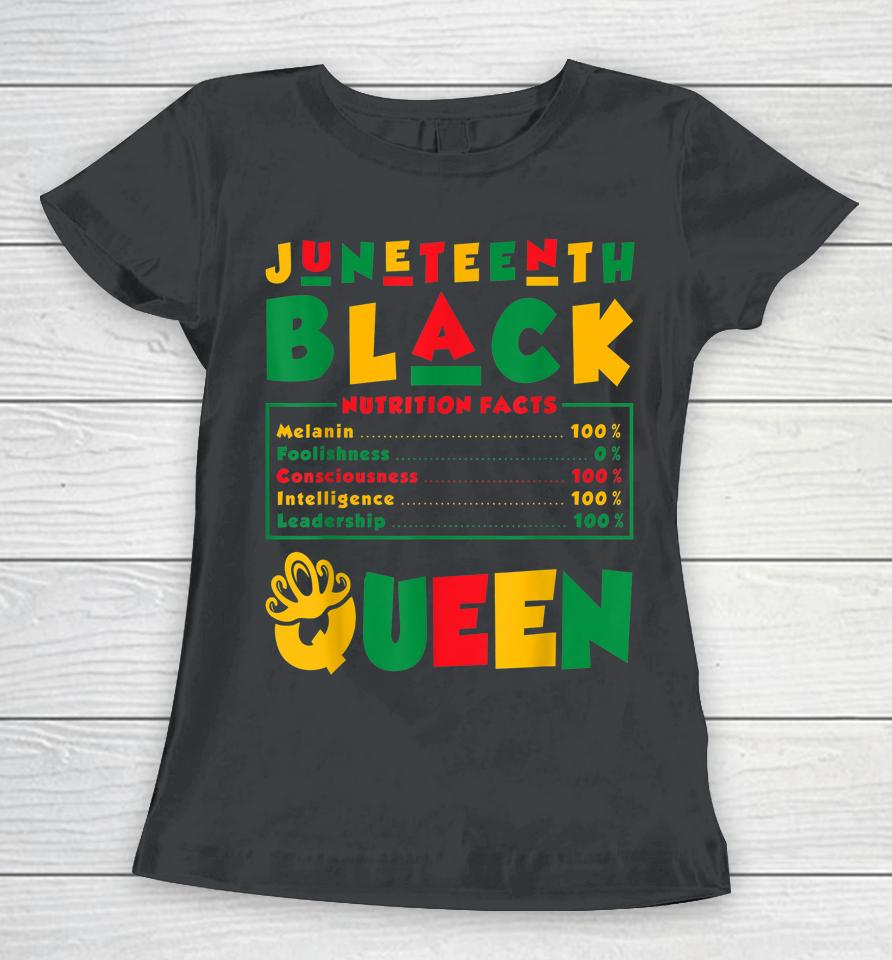 Juneteenth Black Queen Melanin Juneteenth Women T-Shirt