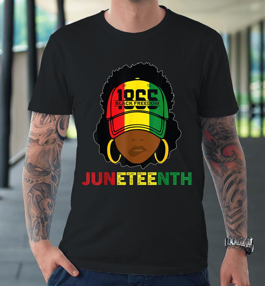 Juneteenth Celebrating Usa African American Melanin Premium T-Shirt