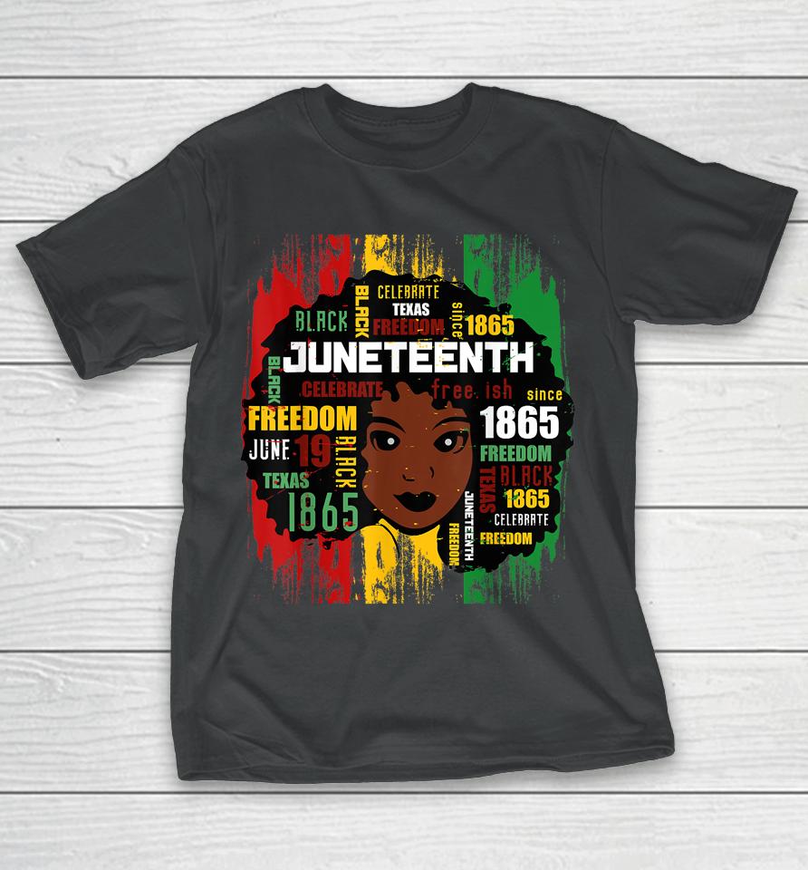Juneteenth T Shirt Women Juneteenth  African American T-Shirt
