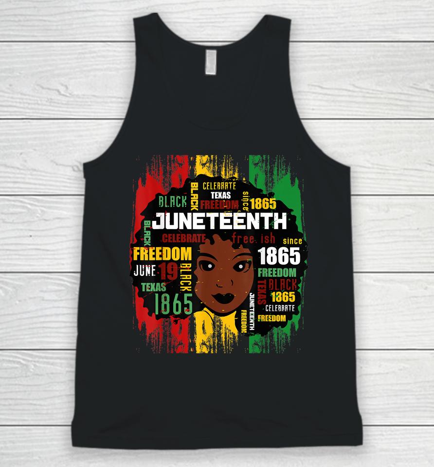 Juneteenth T Shirt Women Juneteenth  African American Unisex Tank Top