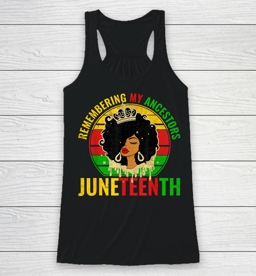 Juneteenth T-Shirt Women Juneteenth T Shirt African American Racerback Tank