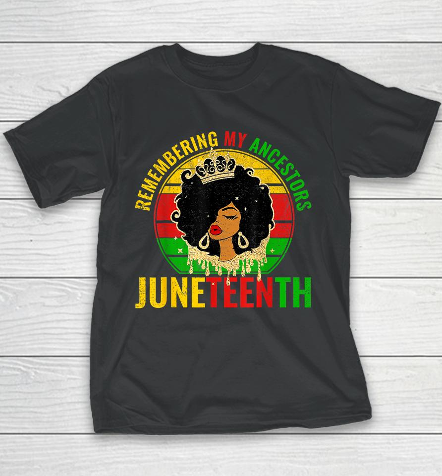 Juneteenth T-Shirt Women Juneteenth T Shirt African American Youth T-Shirt