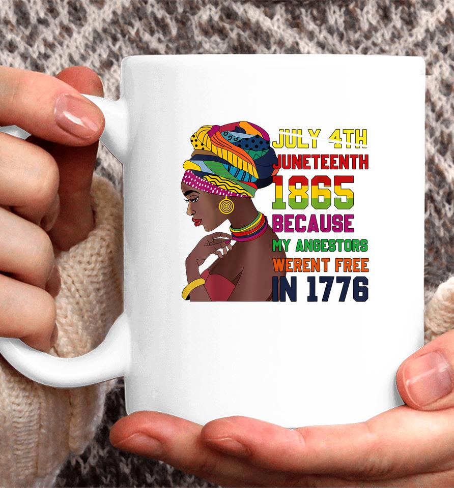 Juneteenth Tshirt Women Juneteenth  African American Coffee Mug