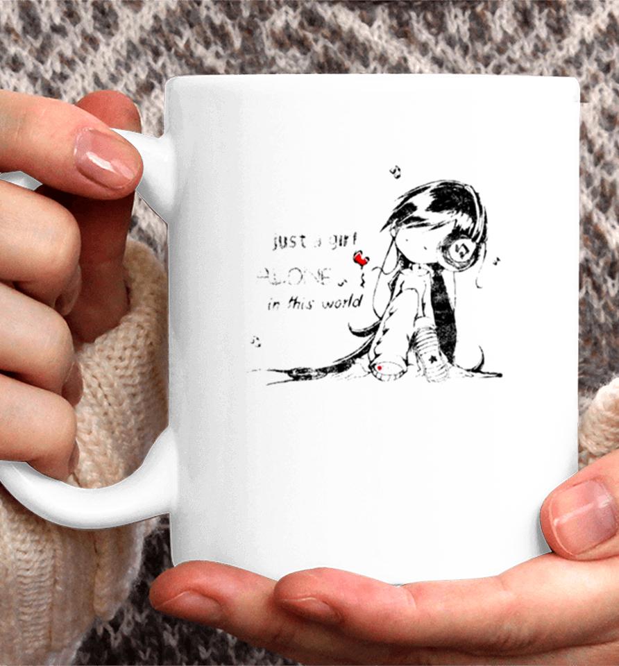 Just A Girl Alone In This World Coffee Mug