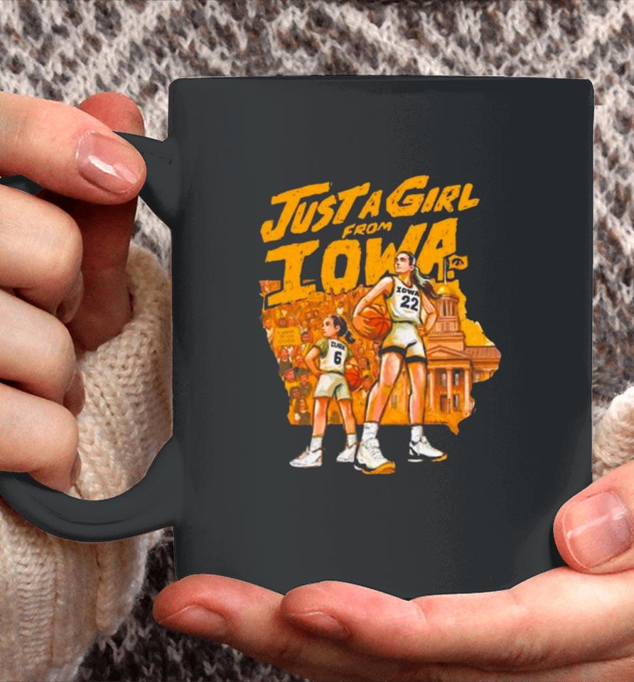 Just A Girl From Iowa Women Basketball Ncaa 2024 Coffee Mug