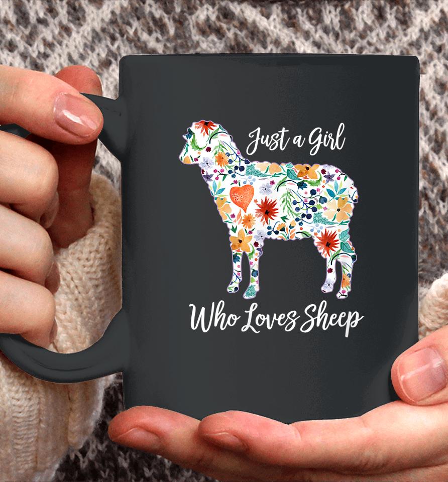 Just A Girl Who Loves Sheep Coffee Mug