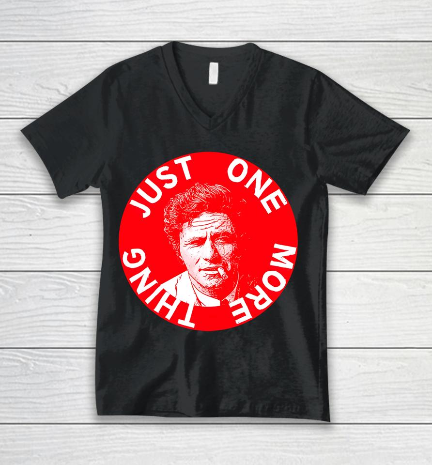 Just One More Thing Peter Falk Unisex V-Neck T-Shirt