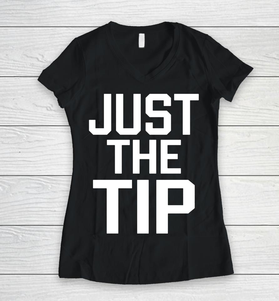 Just The Tip Marina Maher Women V-Neck T-Shirt
