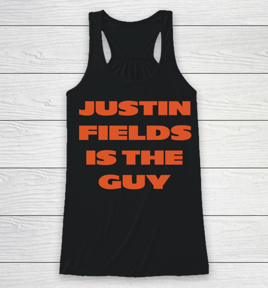 Justin Fields Is The Guy Racerback Tank
