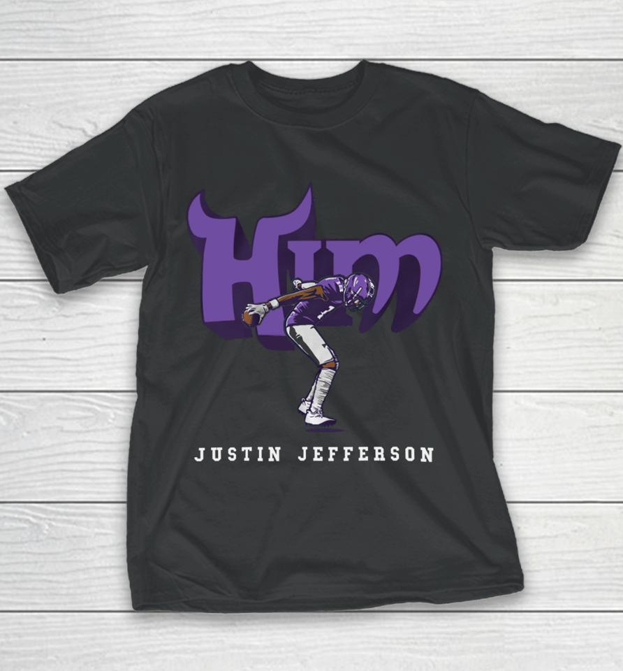 Justin Jefferson Him Youth T-Shirt