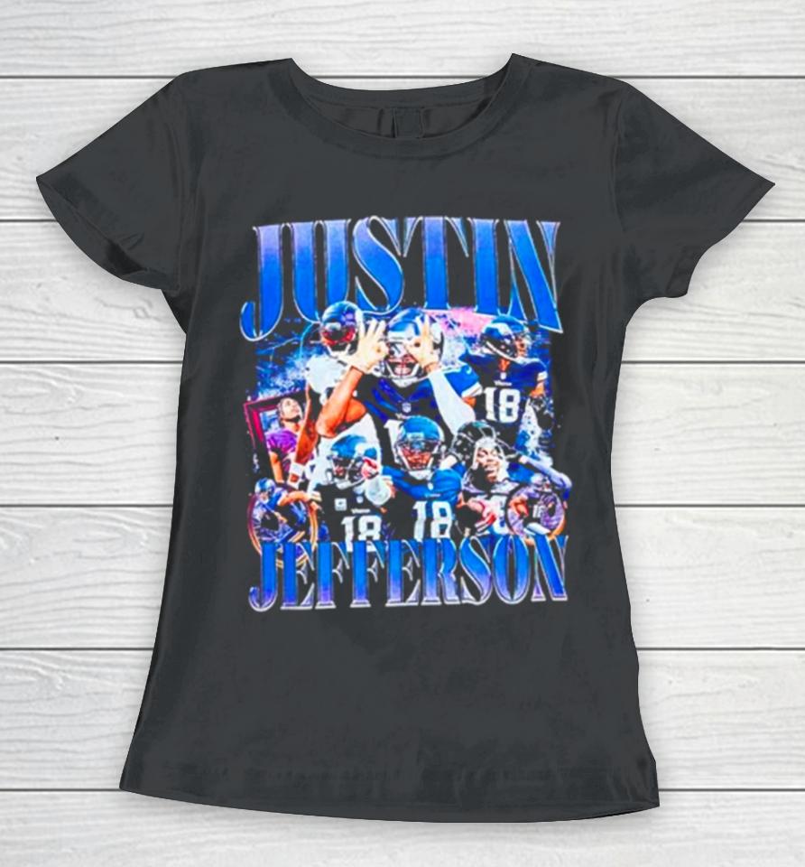 Justin Jefferson Nfl Minnesota Vikings Women T-Shirt