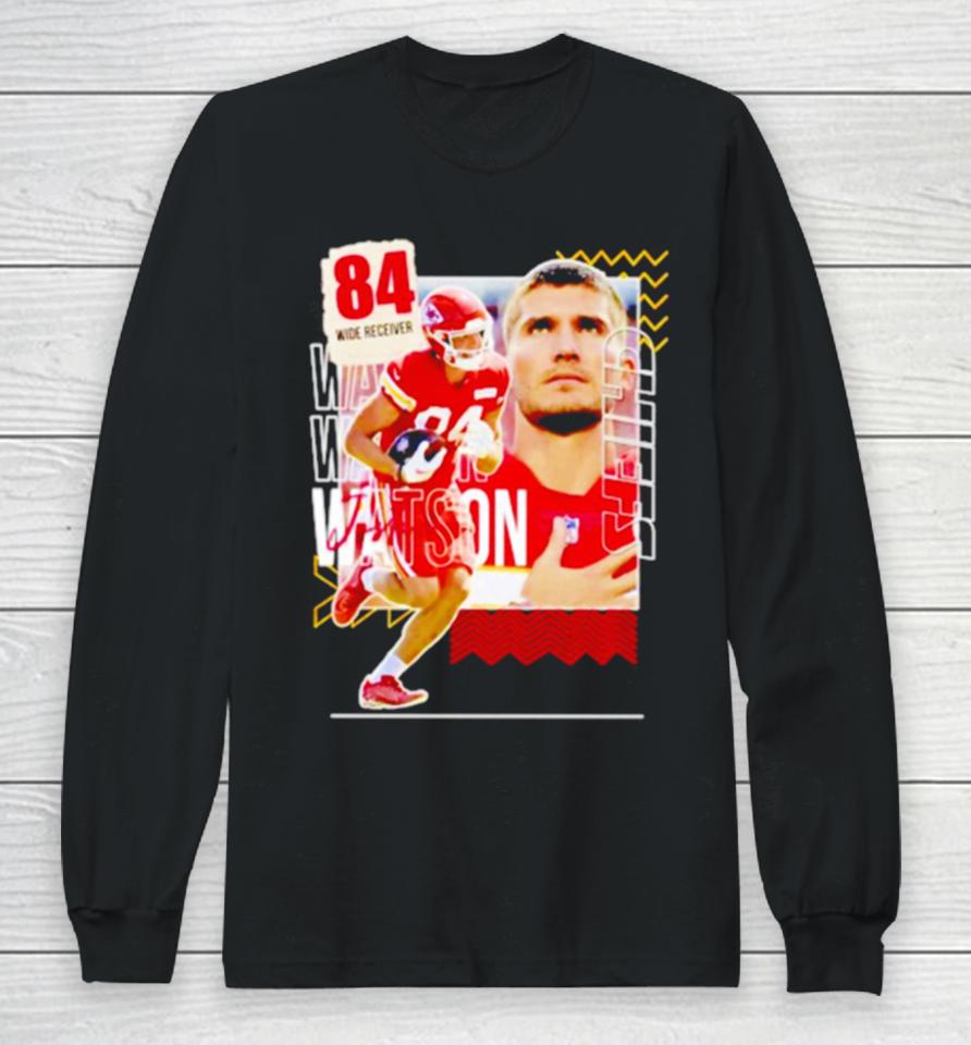 Justin Watson 84 Running Back Football Player Long Sleeve T-Shirt