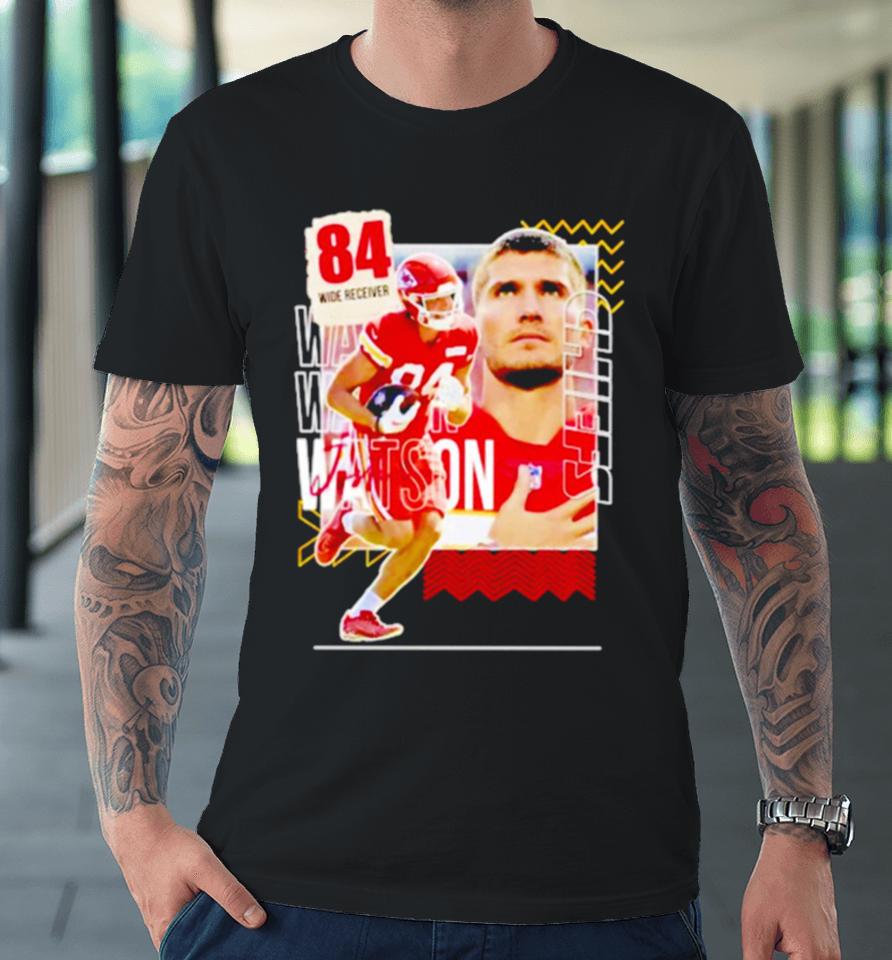 Justin Watson 84 Running Back Football Player Premium T-Shirt