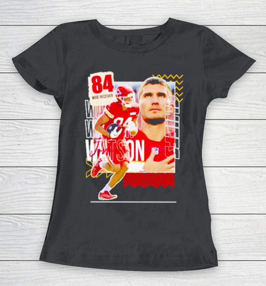 Justin Watson 84 Running Back Football Player Women T-Shirt