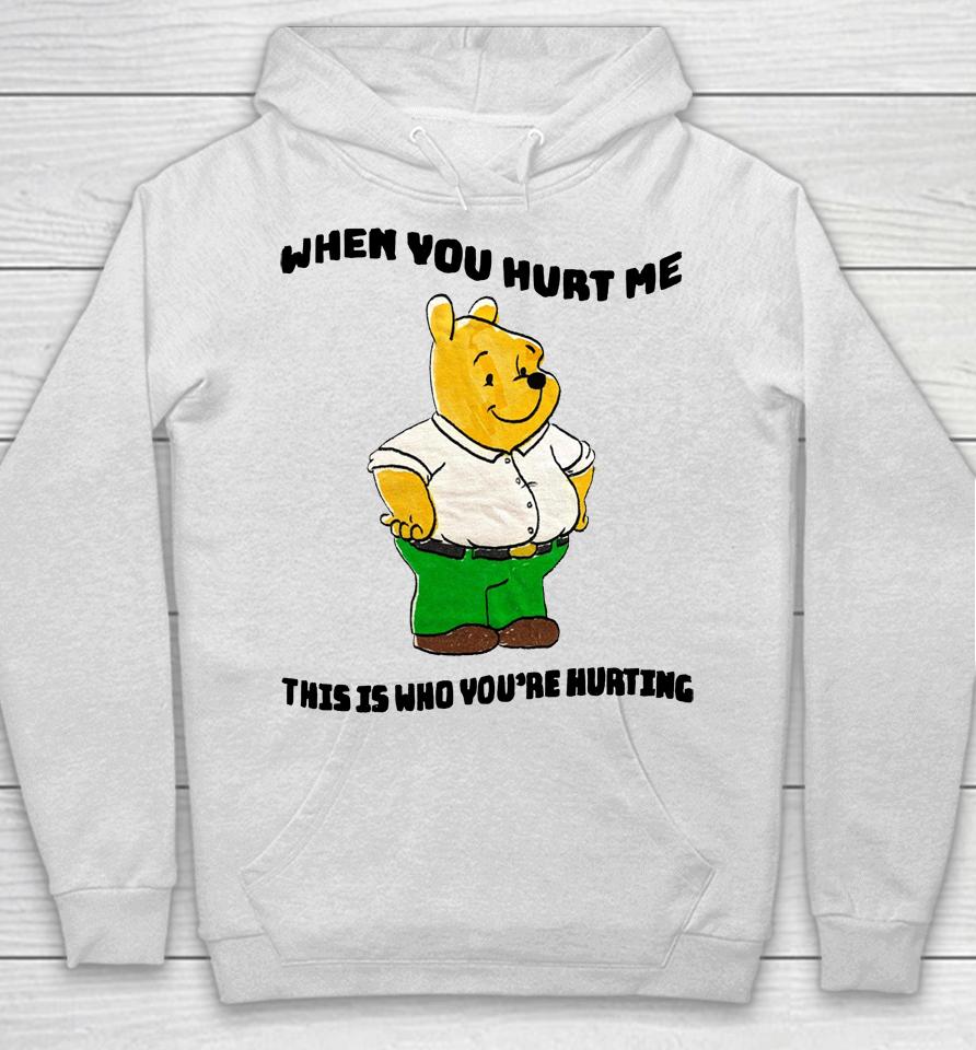 Justinsshirt Store When You Hurt Me This Is Who You're Hurting Hoodie