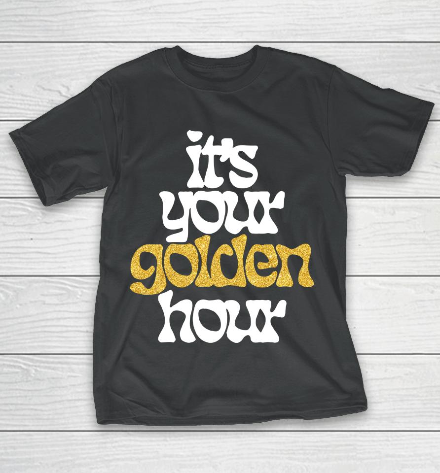 Jvke Golden Hour Gold Shimmer T-Shirt