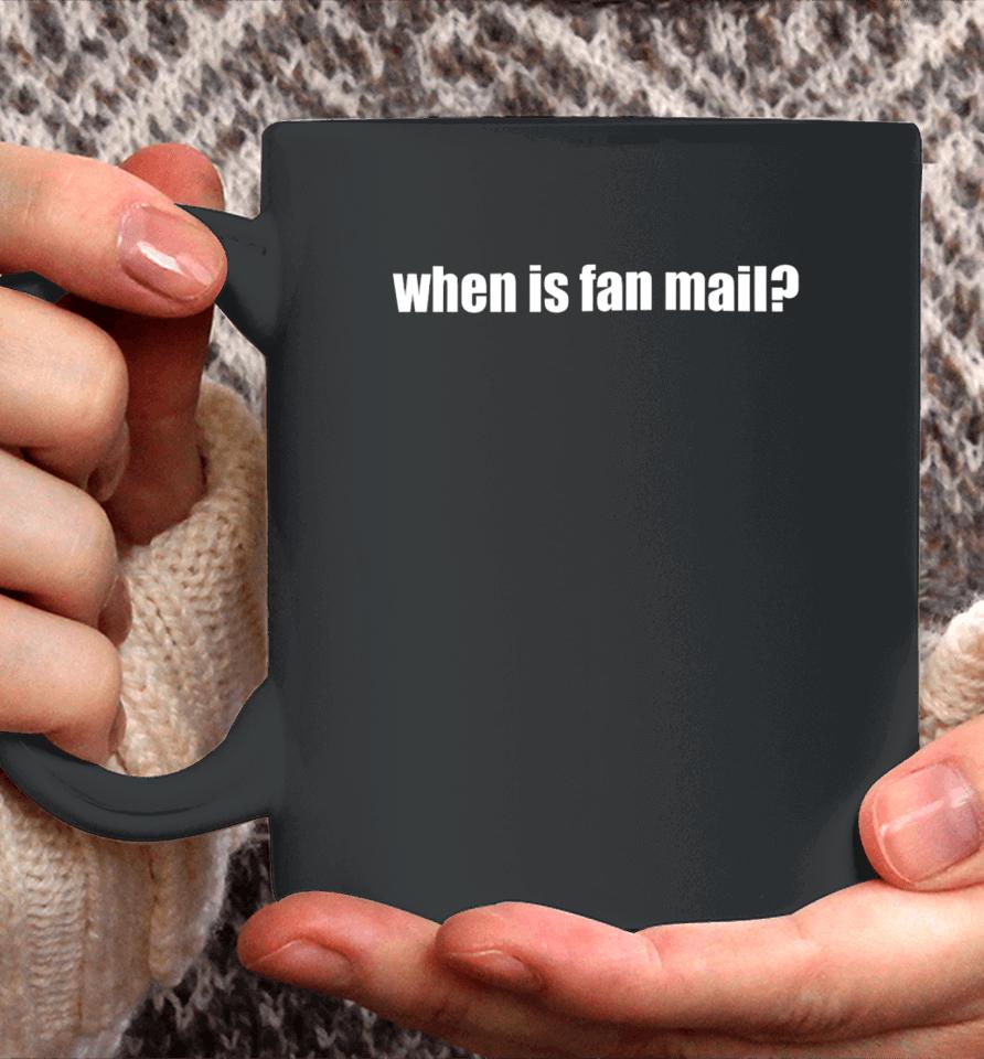 Jynxzi Wearing When Is Fan Mail Coffee Mug