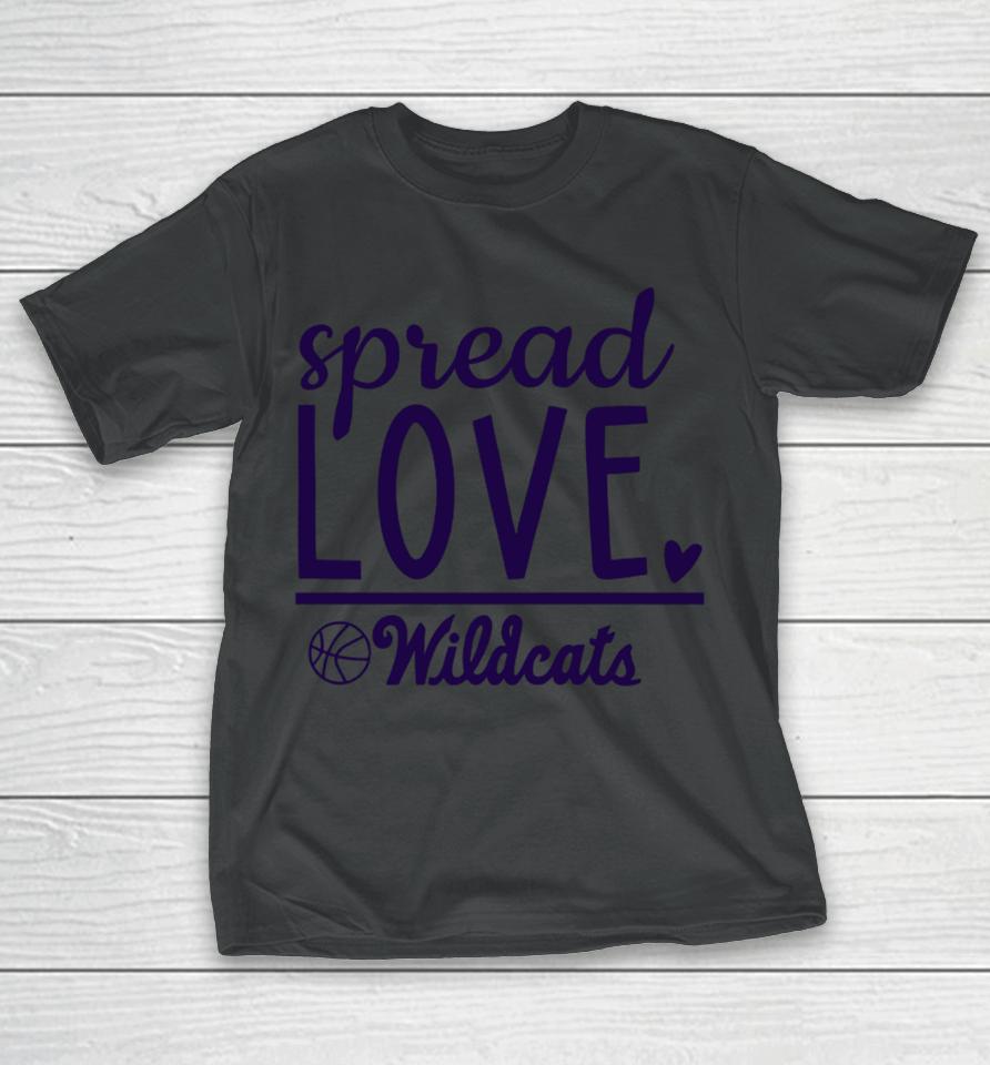 K-State Men’s Basketball Spread Love Wildcats T-Shirt