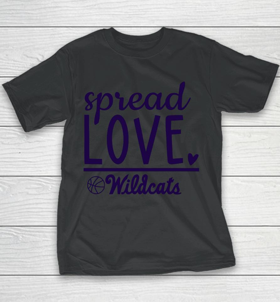 K-State Men’s Basketball Spread Love Wildcats Youth T-Shirt