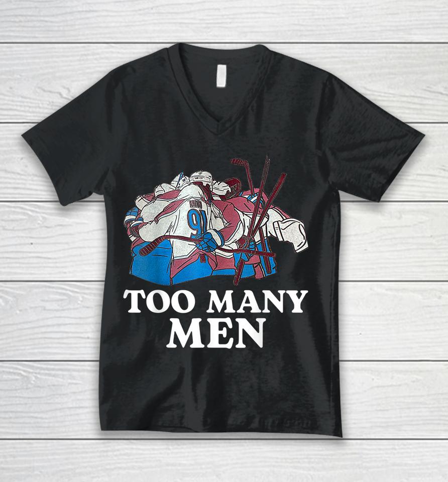 Kadri Too Many Men Unisex V-Neck T-Shirt