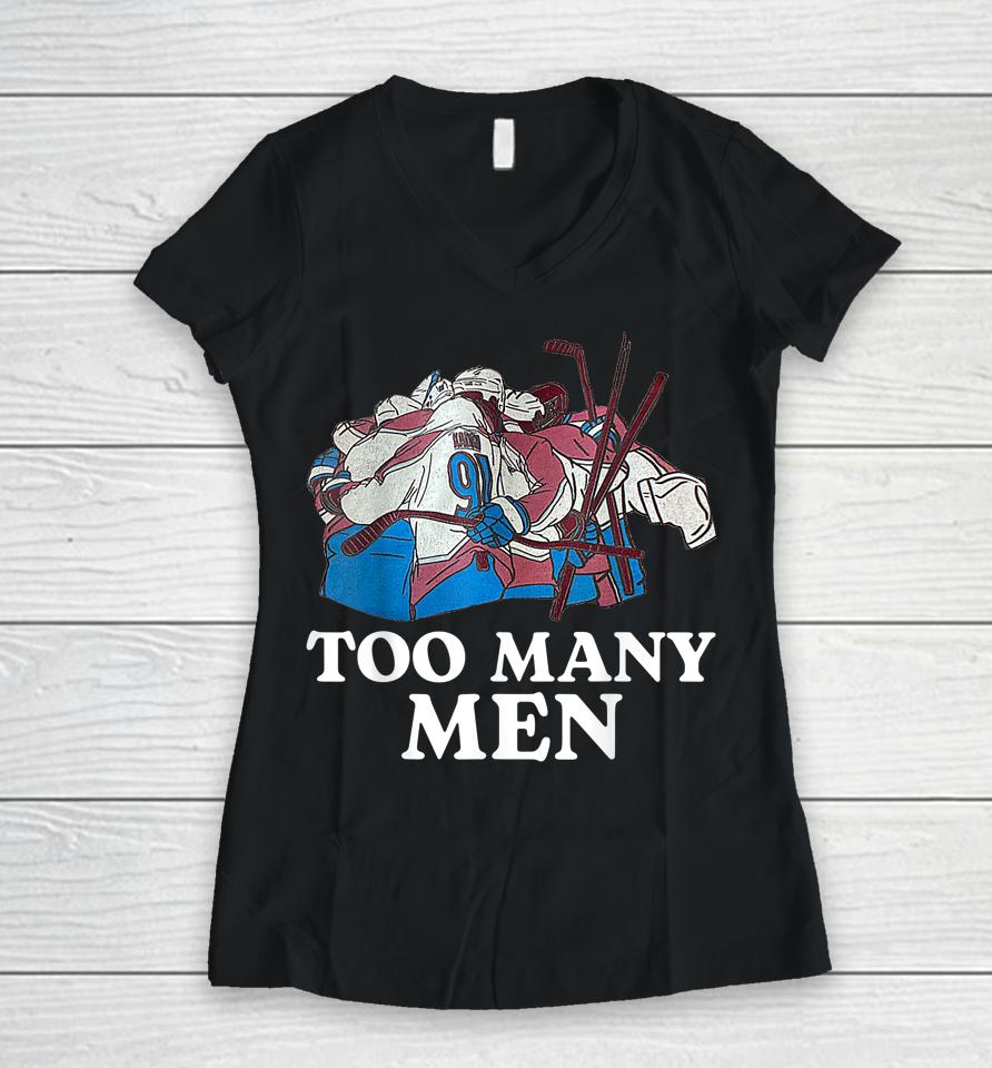 Kadri Too Many Men Women V-Neck T-Shirt