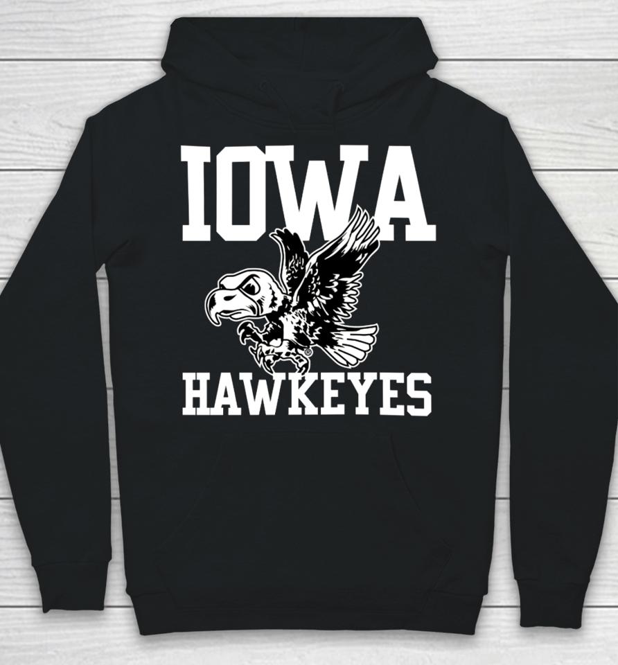 Kadyn Proctor Wearing Iowa Hawkeyes Flying Herky Hoodie