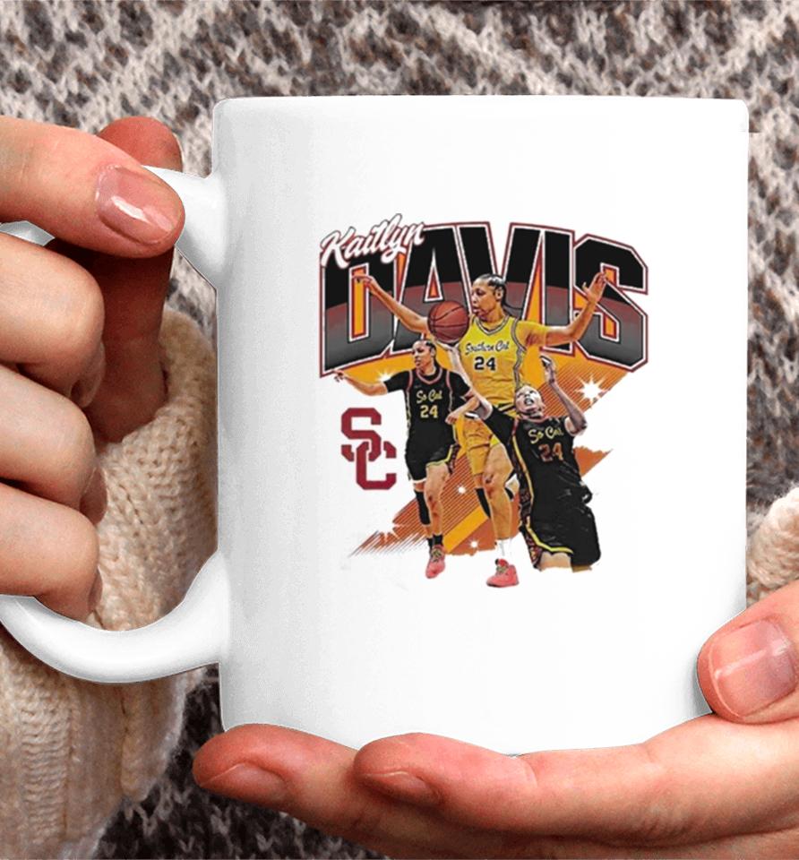 Kaitlyn Davis Usc Trojans 2024 Ncaa Women’s Basketball Post Season Coffee Mug
