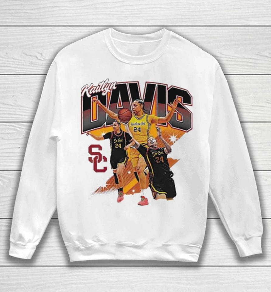 Kaitlyn Davis Usc Trojans 2024 Ncaa Women’s Basketball Post Season Sweatshirt