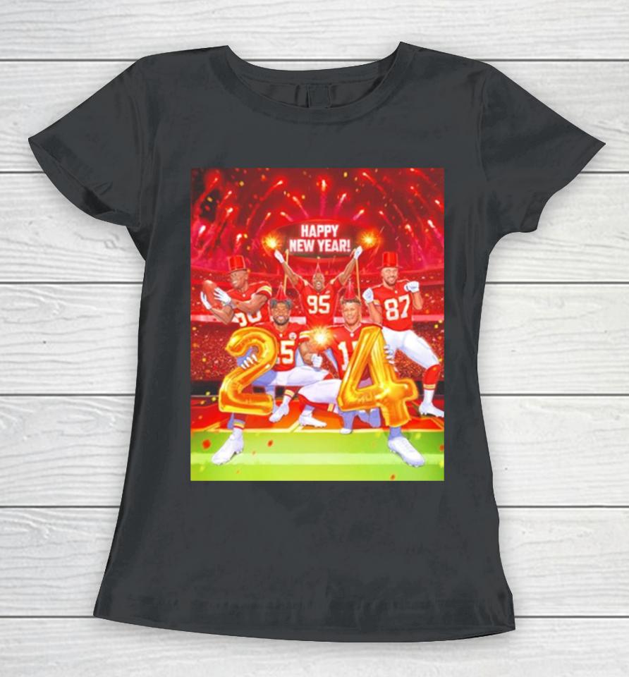 Kansas City Chiefs 2023 Was One To Remember Happy New Year Chiefs Kingdom Women T-Shirt