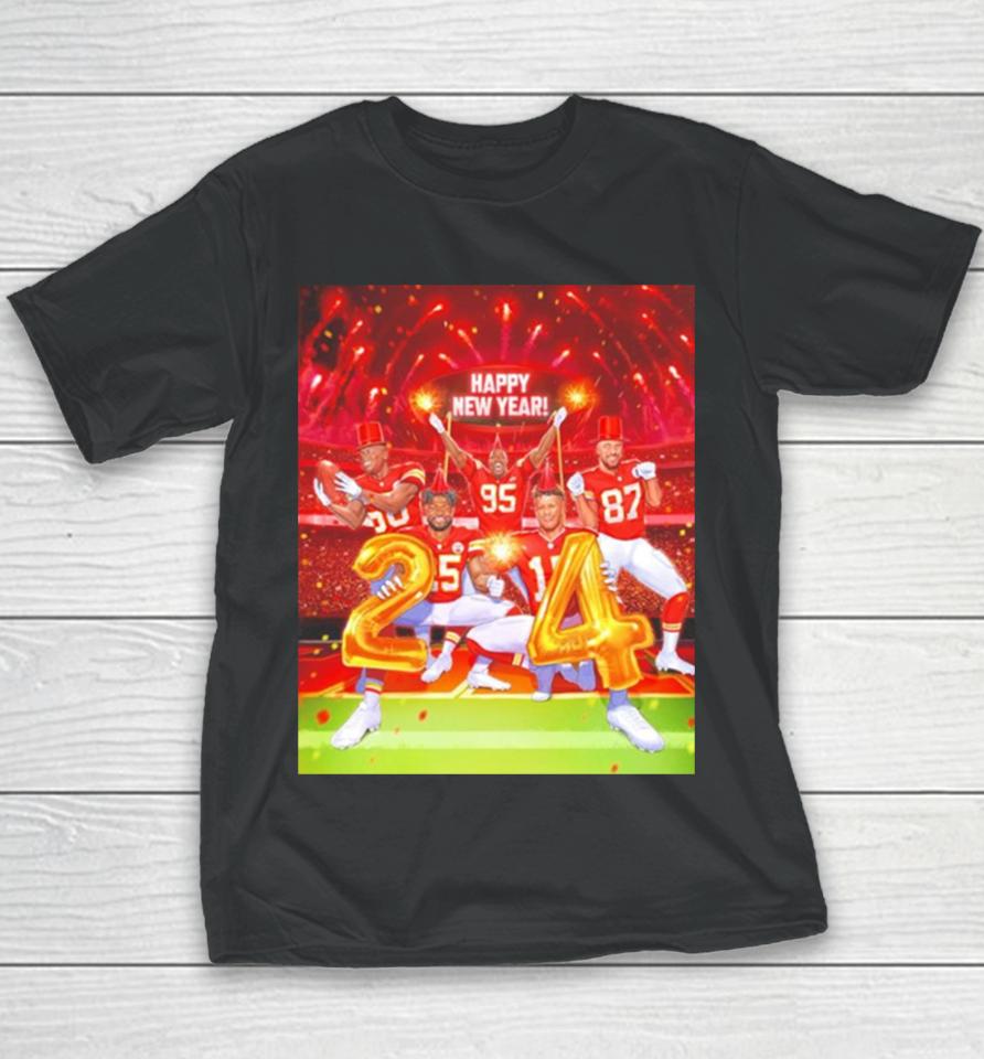 Kansas City Chiefs 2023 Was One To Remember Happy New Year Chiefs Kingdom Youth T-Shirt