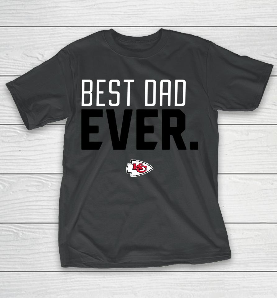 Kansas City Chiefs Best Dad Ever Team T-Shirt