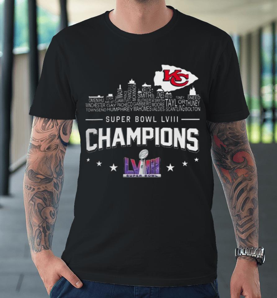 Kansas City Chiefs Champions Nfl Logo Premium T-Shirt